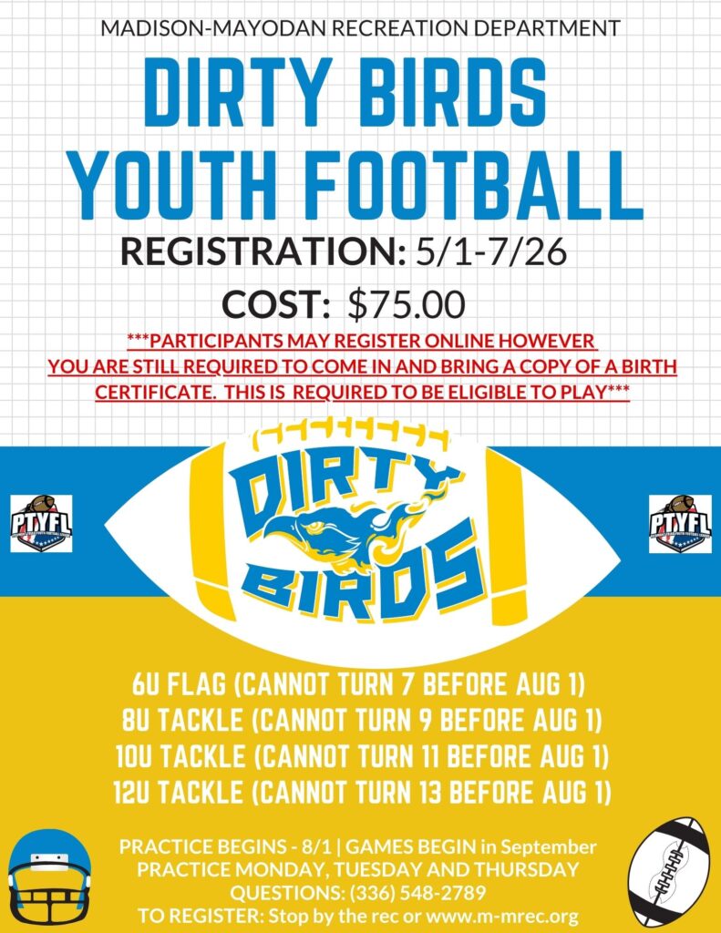 Dirty birds, youth football
