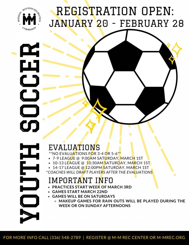 Youth soccer flyer